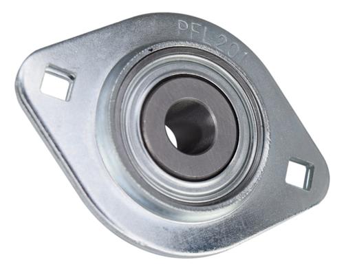 DURAFORCE 1/2" Pressed Steel Two Bolt Flange Bearing SBSFL201-08, SBPFL201-08, SBPFL201-8