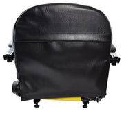DURAFORCE Yellow Zero Turn Mower Seat w/ Arm Rests and Slides John Deere Cub Cadet Hustler