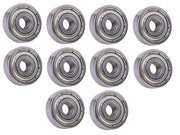 DURAFORCE (10 Each) 625-ZZ, 625-2Z, R1650-ZZ Shielded Radial Ball Bearing 5X16X5 SpinCo