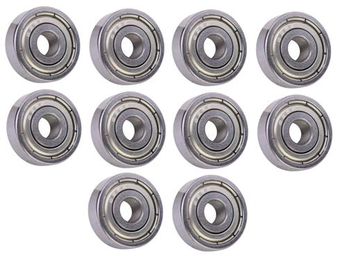 DURAFORCE (10 Each) 625-ZZ, 625-2Z, R1650-ZZ Shielded Radial Ball Bearing 5X16X5 SpinCo