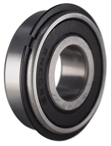 DURAFORCE 6203-2RSNR Sealed Radial Ball Bearing with Snap Ring 17X40X12