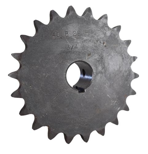 DURAFORCE 40 Roller Chain Sprocket 22 Teeth 3/4" Bore 40B22-3/4 40BS22H-3/4