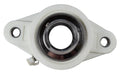 DURAFORCE 1-1/4" Stainless Steel Plastic Two Bolt Flange Bearing MUNCFL206-20, YCJT-1-1/4S