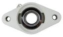 DURAFORCE 1-1/4" Stainless Steel Plastic Two Bolt Flange Bearing MUNCFL206-20, YCJT-1-1/4S