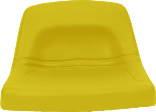 DURAFORCE Low Back John Deere Lawn Mower Garden Tractor Seat Yellow