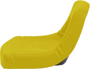 DURAFORCE Low Back John Deere Lawn Mower Garden Tractor Seat Yellow