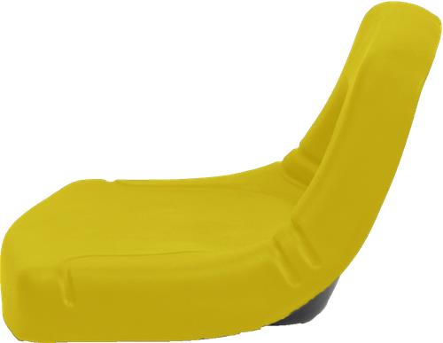 DURAFORCE Low Back John Deere Lawn Mower Garden Tractor Seat Yellow