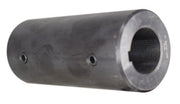 DURAFORCE 1-1/8" Solid Shaft Coupler w/ Keyway and Set Screws