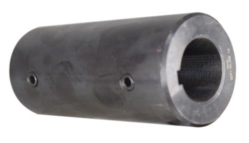 DURAFORCE 1-1/8" Solid Shaft Coupler w/ Keyway and Set Screws