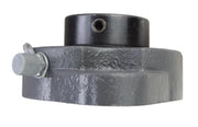 DURAFORCE 1" Ductile Iron Two Bolt Flange Bearing W/ Lock Collar SAFTD205-16G, GVFTD-1