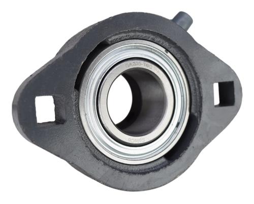 DURAFORCE 1" Ductile Iron Two Bolt Flange Bearing W/ Lock Collar SAFTD205-16G, GVFTD-1