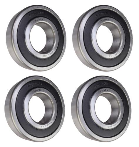 DURAFORCE (4 Pack) 6308-2RS, 6308LLU, 308PP Sealed Radial Ball Bearing 40X90X23 SpinCo