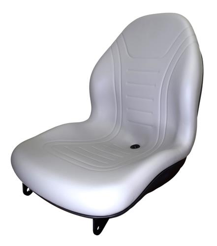 DURAFORCE Farmall High Back Tractor Seat 31, 35, 40, 45, 45A, 50, 55A, 65A, 75A Gray