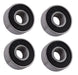 DURAFORCE (4 Each) R3-2RS Sealed Radial Ball Bearing 3/16 ID X 1/2 OD X 0.196" Wide SpinCo