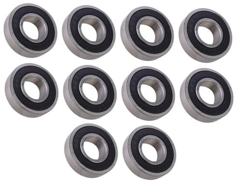 DURAFORCE (10 Each) R8-2RS Sealed Radial Ball Bearing 1/2 ID X 1-1/8 OD X 5/16 Wide SpinCo