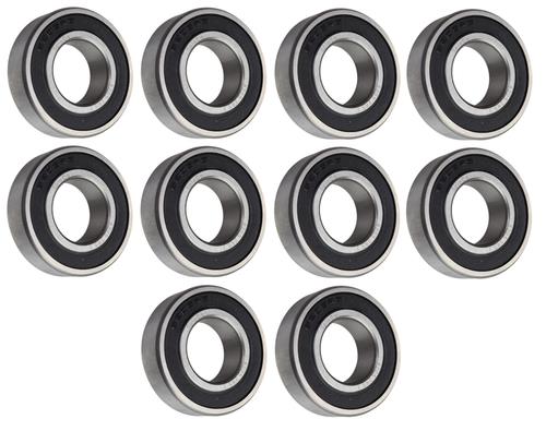DURAFORCE (10 Each) 6205-2RS-1, 6205LLU16, 205PP16 Sealed Radial Ball Bearing 1"X52X15