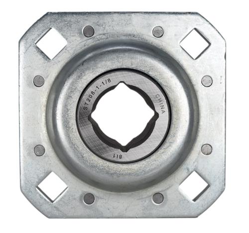 DURAFORCE FD208R1-1/8 , ST208-1-1/8N 1-1/8" Square Disc Harrow Flange Bearing Unit SpinCo