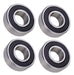 DURAFORCE (4 Each) 1616-2RS Sealed Radial Ball Bearing 1/2 ID X 1-1/8 OD X 3/8 Wide