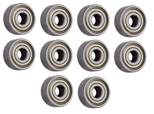 DURAFORCE (10 Each) R2-ZZ Shielded Radial Ball Bearing 1/8 ID X 3/8 OD X 5/32 Wide SpinCo
