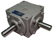 DURAFORCE 40 HP Right Angle Bevel Gearbox w/Crosshole & Keyed Shaft CW/CCW 1:1