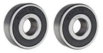 DURAFORCE (2 Pack) 6302-2RS, 6302LLU, 302PP Sealed Radial Ball Bearing 15X42X13 SpinCo