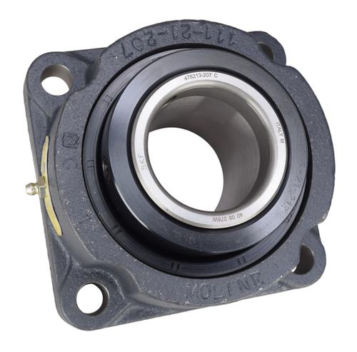 DURAFORCE 2-7/16" M2000 Heavy Duty Four Bolt Flange Bearing 19211207 F4B-S2-207R FB22439H