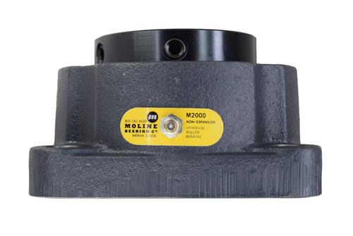 DURAFORCE 2-7/16" M2000 Heavy Duty Four Bolt Flange Bearing 19211207 F4B-S2-207R FB22439H