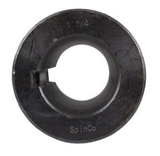 DURAFORCE 1-1/4" Solid Shaft Coupler w/ Keyway and Set Screws