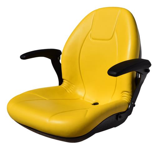 DURAFORCE John Deere High Back Tractor Seat w/ Armrests 4700, 4710, 4720