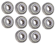 DURAFORCE (10 Each) 1621-ZZ Shielded Radial Ball Bearing 1/2 ID X 1-3/8 OD X 7/16 Wide