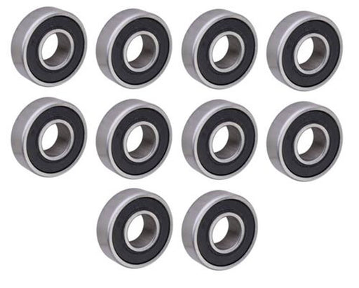 DURAFORCE (10 Each) 698-2RS, 698LU, R1980-2RS Sealed Radial Ball Bearing 8X19X6 SpinCo