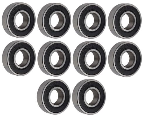 DURAFORCE (10 Each) 6001-2RS, 6001LLU, 6001DDU Sealed Radial Ball Bearing 12X28X8 SpinCo