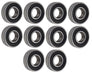 DURAFORCE (10 Each) 6001-2RS, 6001LLU, 6001DDU Sealed Radial Ball Bearing 12X28X8 SpinCo