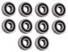 DURAFORCE (10 Each) R4-2RS Sealed Radial Ball Bearing 1/4 ID X 5/8 OD X 0.196" Wide SpinCo