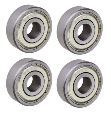 DURAFORCE (4 Each) 628-ZZ, 628-2Z, MR628-ZZ Shielded Radial Ball Bearing 8X24X8 SpinCo