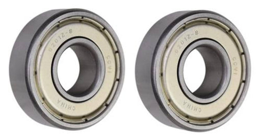 DURAFORCE (2 Each) 6201-ZZ-1/2, 6201-2Z8, 201SS8 Shielded Radial Ball Bearing 0.5"X32X10