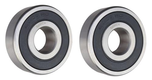 DURAFORCE (2 Pack) 6303-2RS, 6303LLU, 303PP Sealed Radial Ball Bearing 17X47X14 SpinCo