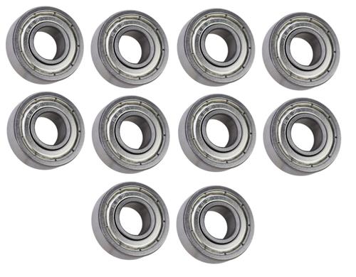 DURAFORCE (10 Each) R6-ZZ Shielded Radial Ball Bearing 3/8 ID X 7/8 OD X 9/32 Wide SpinCo