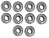 DURAFORCE (10 Each) R6-ZZ Shielded Radial Ball Bearing 3/8 ID X 7/8 OD X 9/32 Wide SpinCo