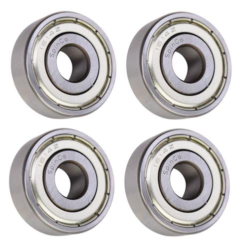 DURAFORCE (4 Each) 1614-ZZ Shielded Radial Ball Bearing 3/8 ID X 1-1/8 OD X 3/8 Wide