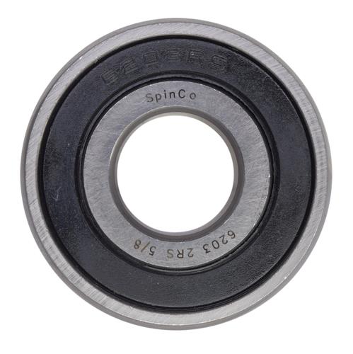 DURAFORCE 6203-2RS-5/8, 6203LLU10, 203PP10 Sealed Radial Ball Bearing 0.625"X40X12 SpinCo