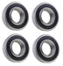 DURAFORCE (4 Each) 6206-2RS, 6206LLU, 206PP Sealed Radial Ball Bearing 30X62X16 SpinCo