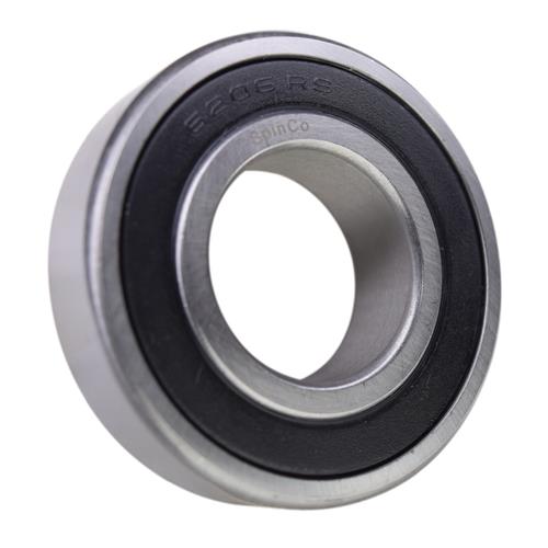 DURAFORCE (4 Each) 6206-2RS, 6206LLU, 206PP Sealed Radial Ball Bearing 30X62X16 SpinCo