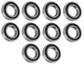 DURAFORCE (10 Each) R20-2RS Sealed Radial Ball Bearing 1-1/4 ID X 2-1/4 OD X 1/2 Wide