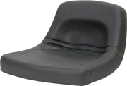 DURAFORCE Low Back Lawn Mower Garden Tractor Seat Black