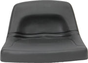 DURAFORCE Low Back Lawn Mower Garden Tractor Seat Black