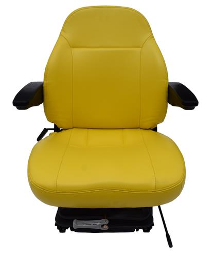 DURAFORCE Yellow Zero Turn Mower Suspension Seat Armrests John Deere Cub Cadet Hustler