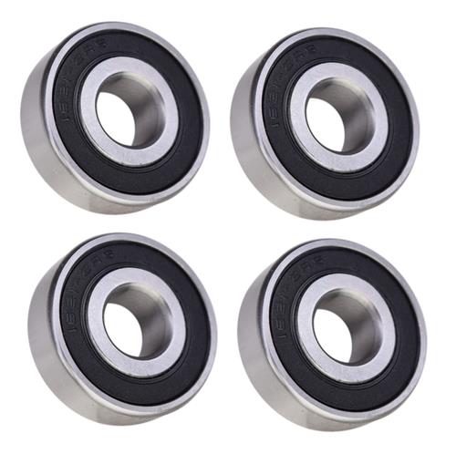 DURAFORCE (4 Each) 1621-2RS Sealed Radial Ball Bearing 1/2 ID X 1-3/8 OD X 7/16 Wide