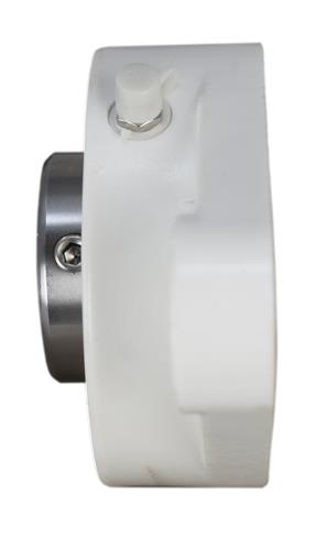 DURAFORCE 1-7/16" Stainless Steel Plastic Two Bolt Flange Bearing MUNCFL207-23 YCJT-1-7/16