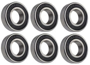 DURAFORCE (6 Each) 6003-2RS, 6003LLU, 6003DDU Sealed Radial Ball Bearing 17X35X10 SpinCo